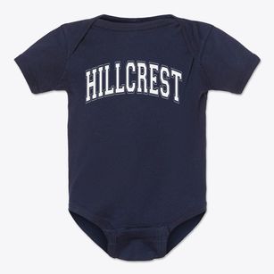 Hillcrest Elementary School Varsity Arch Baby Onesie