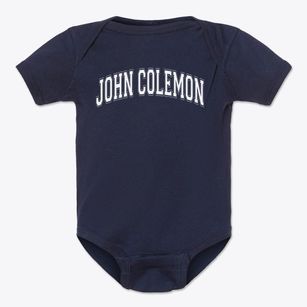 John Colemon Elementary School Varsity Arch Baby Onesie