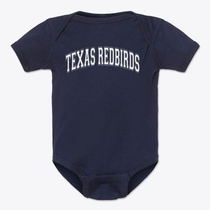 Texas Redbirds Varsity Arch Baby Onesie