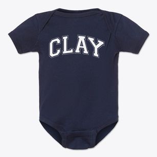 Clay Academy Varsity Arch Baby Onesie