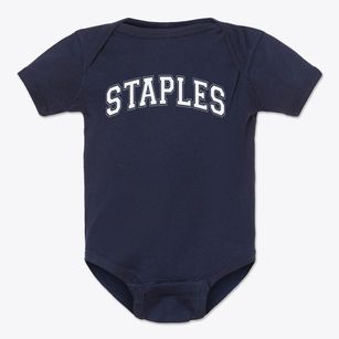 Staples Elementary School Varsity Arch Baby Onesie