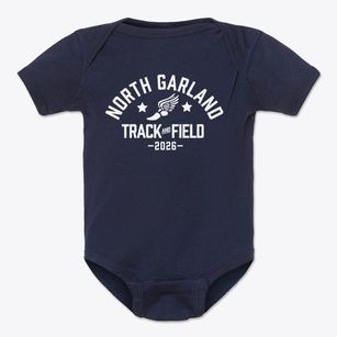 North Garland High School Track and Field Baby Onesie