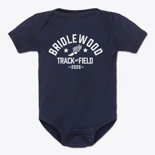 Bridlewood Elementary School Track and Field Baby Onesie