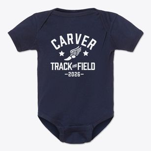 Carver Center Track and Field Baby Onesie