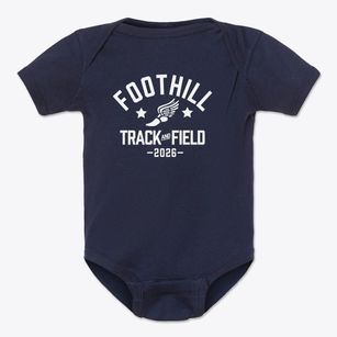 Foothill High School Track and Field Baby Onesie