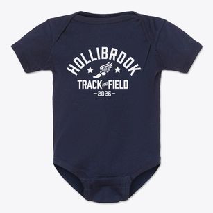Hollibrook Elementary School Track and Field Baby Onesie