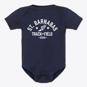 Saint Barnabas Episcopal Day School Track and Field Baby Onesie