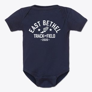 East Bethel Track and Field Baby Onesie