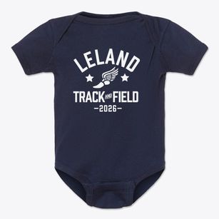 Mickey Leland College Prep Academy Track and Field Baby Onesie