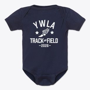 Young Women's Leadership Academy Track and Field Baby Onesie