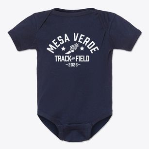 Mesa Verde Elementary School Track and Field Baby Onesie