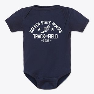 Golden State Miners Track and Field Baby Onesie