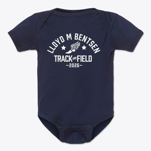 Lloyd M Bentsen Elementary School Track and Field Baby Onesie