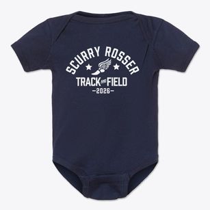 Scurry Rosser Middle School Track and Field Baby Onesie