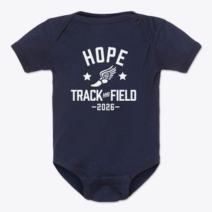 Hope Lutheran School Track and Field Baby Onesie