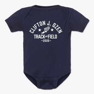 Clifton J. Ozen High School Track and Field Baby Onesie