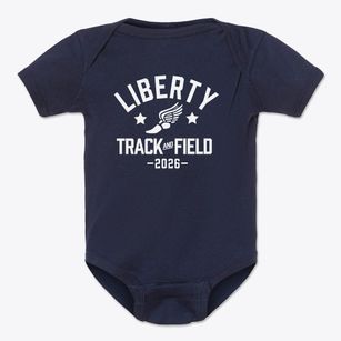 Liberty Elementary School Track and Field Baby Onesie