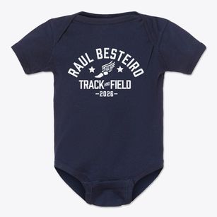 Raul Besteiro Junior Middle School Track and Field Baby Onesie