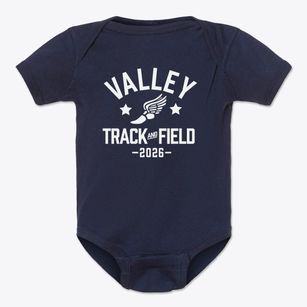 Valley High School Track and Field Baby Onesie