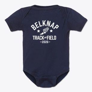 Belknap Elementary School Track and Field Baby Onesie