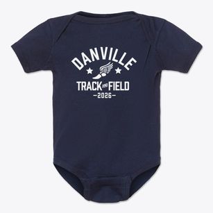Danville School Track and Field Baby Onesie