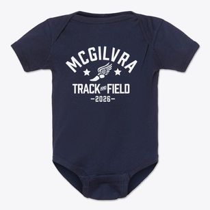 Mcgilvra Elementary School Track and Field Baby Onesie