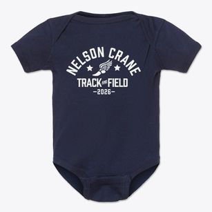 Nelson Crane Christian School Track and Field Baby Onesie