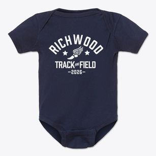 Richwood High School Track and Field Baby Onesie