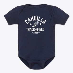 Cahuilla Elementary School Track and Field Baby Onesie