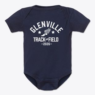 Glenville Elementary School Track and Field Baby Onesie