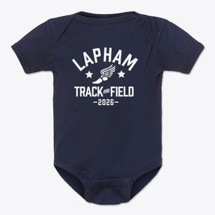 Lapham Elementary School Track and Field Baby Onesie