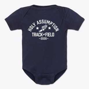 Holy Assumption/saint Florian School Track and Field Baby Onesie