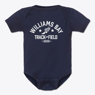 Williams Bay Elementary School Track and Field Baby Onesie