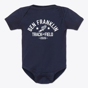 Ben Franklin Junior High School Track and Field Baby Onesie