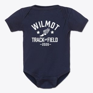 Wilmot High School Track and Field Baby Onesie