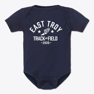 East Troy High School Track and Field Baby Onesie