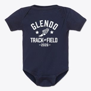Glendo School Track and Field Baby Onesie