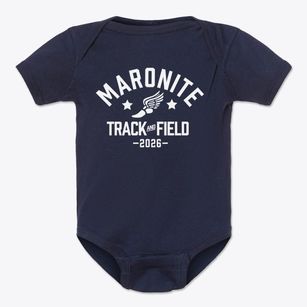Maronite Catholic Community Of Mobile Track and Field Baby Onesie