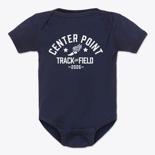 Center Point Elementary School Track and Field Baby Onesie
