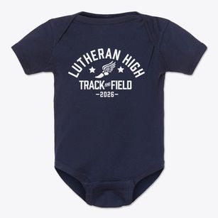Lutheran High School San Diego Track and Field Baby Onesie