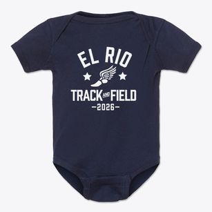 El Rio Elementary School Track and Field Baby Onesie