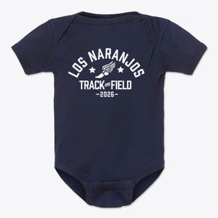 Los Naranjos Elementary School Track and Field Baby Onesie