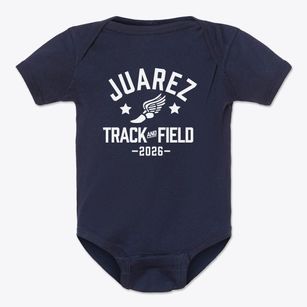 Juarez Elementary School Track and Field Baby Onesie