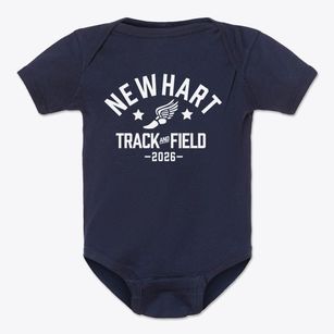 Newhart Middle School Track and Field Baby Onesie