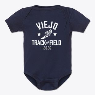 Viejo Elementary School Track and Field Baby Onesie