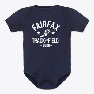 Fairfax High School Track and Field Baby Onesie