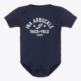 Ina Arbuckle Elementary School Track and Field Baby Onesie