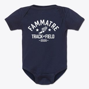 Fammatre Elementary School Track and Field Baby Onesie