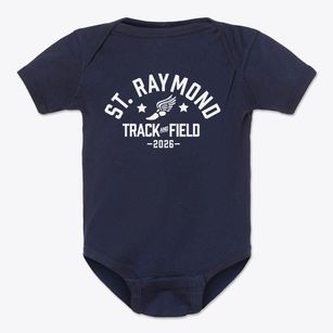 Saint Raymond School Track and Field Baby Onesie