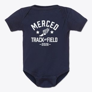 Merced Christian School Track and Field Baby Onesie